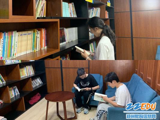 3.校园读书角氛围浓厚